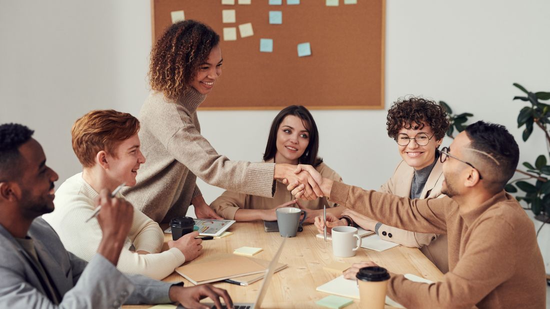 Mr. Recruiter consultants collaborating during a hiring strategy session
